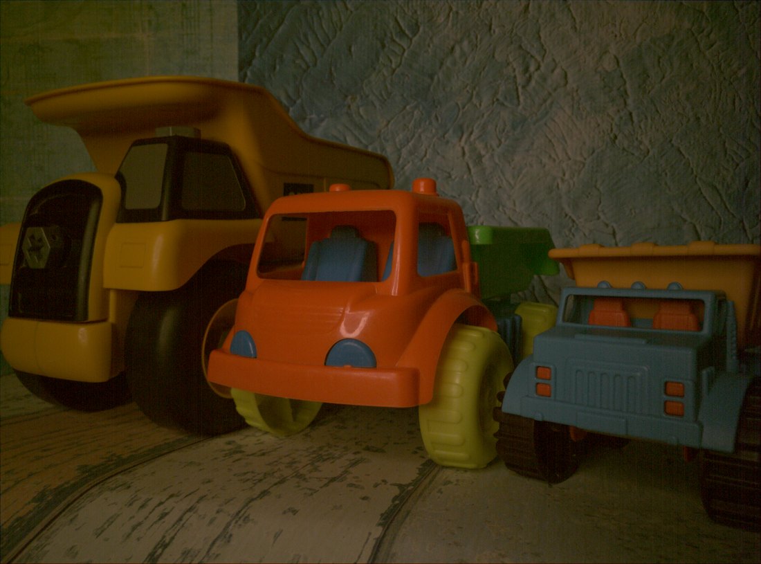 SIDD-CC corrected ground truth, toy trucks